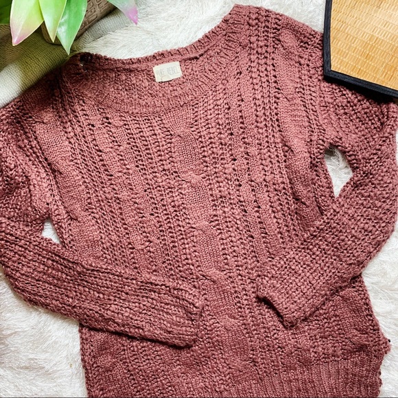 PacSun Sweaters - Pure Rebel burgundy sweater